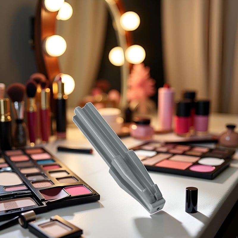 Bwexxt Gray 3 in 1 Eyebrow Pencil Sharpener, for Eyebrow Pencil Eye Pencil Sharpener, Duckbill-Shape Eyebrow Sharpener Auxiliary Tool for Waterproof Peel Off Brow Pencils for Beginners and Professional - Image 2